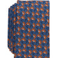 Gravata Skinny Masculina Bar III Monaco Azul Tamanho Regular
