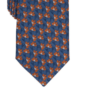 Gravata Skinny Masculina Bar III Monaco Azul Tamanho Regular