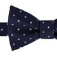 Gravata borboleta de seda Tommy Hilfiger masculina com vários pontos, azul, tamanho regular