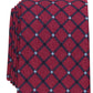 Gravata Stanton Grid Masculina Club Room Vermelha Tamanho Regular