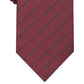 Gravata Alfani Vendetta Grid Masculina Vermelha Tamanho Regular