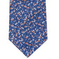 Gravata de seda floral botânica masculina Tommy Hilfiger Kai, azul, tamanho regular