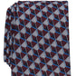 Gravata Perry Ellis Masculina Dunstan com Estampa Geométrica Vermelha Tamanho Regular