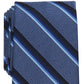 Gravata Abbott Stripe Azul Regular Masculina Perry Ellis