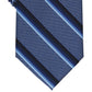 Gravata Abbott Stripe Azul Regular Masculina Perry Ellis