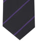 Gravata Alfani Masculina Hadley Stripe Roxa Tamanho Regular