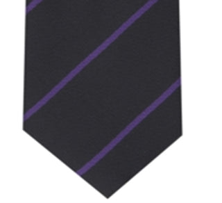 Gravata Alfani Masculina Hadley Stripe Roxa Tamanho Regular