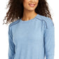 ID Ideology Blusa Amarração Feminina Azul Tamanho X-G