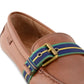 Tênis Ralph Lauren Wessel Leather Driver Masculino Marrom Tamanho 10