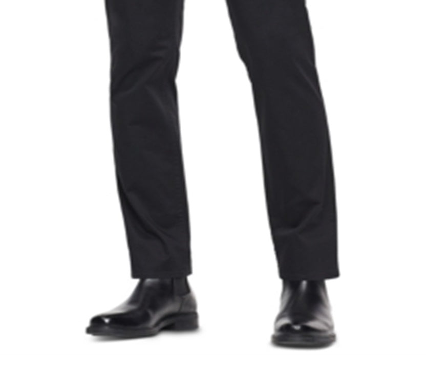 Calça Calvin Klein Masculina Slim Fit Autêntica de Cetim com Cinco Bolsos Preta Tamanho 38X30