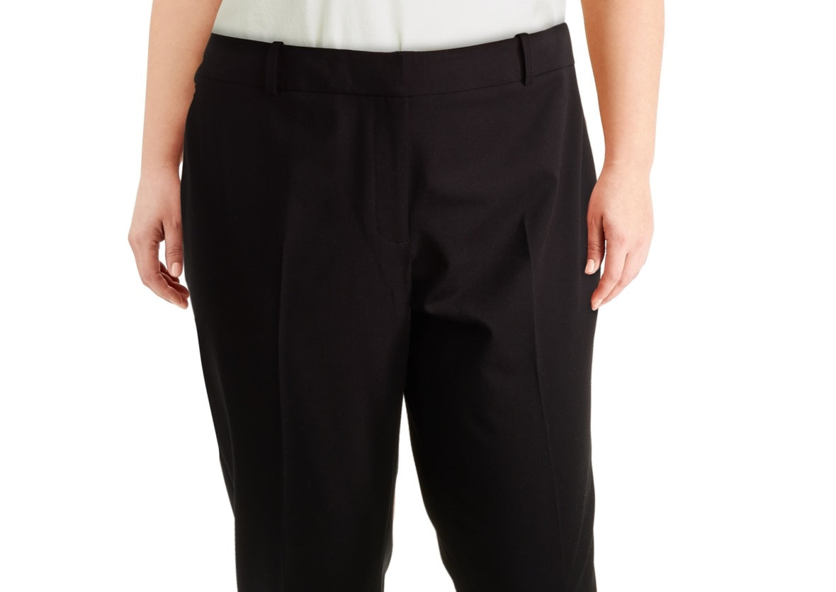 Calça Calvin Klein Feminina Lisa Reta Preta Tamanho 16W