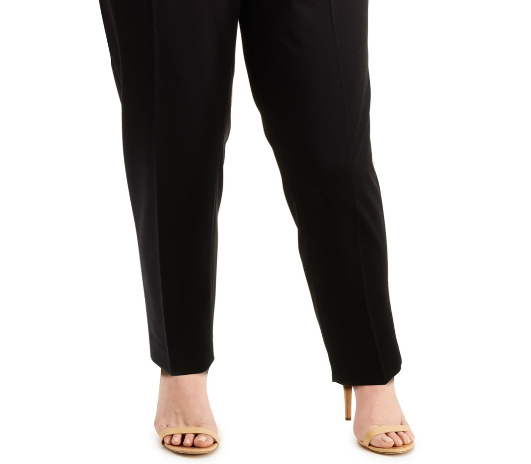 Calça Calvin Klein Feminina Lisa Reta Preta Tamanho 16W