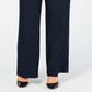 Calça feminina Alfani Curvy Bootcut Tummy Control Azul Tamanho 24W