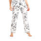 Conjunto de pijama feminino com estampa de renda Charter Club, tamanho X-G, branco