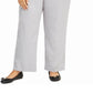 Calça feminina Alfred Dunner Lake Geneva cinza tamanho 20W