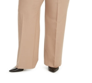 Calça feminina Alfani Curvy Bootcut Tummy Control, bege, tamanho 24W