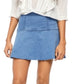 Saia jeans feminina Highlands da Free People, azul, tamanho 10