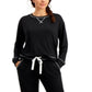 Conjunto de pijama super macio Jenni feminino Twinning, preto, tamanho grande