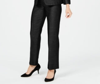 Le Suit Feminino Detalhe de Botão Pantsuit Preto Tamanho 18