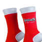 Suporte de tornozelo masculino Dragon Do Shocks vermelho tamanho X-Grande