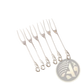 Swan Cutlery Set Gold Dessert Spoons and Forks