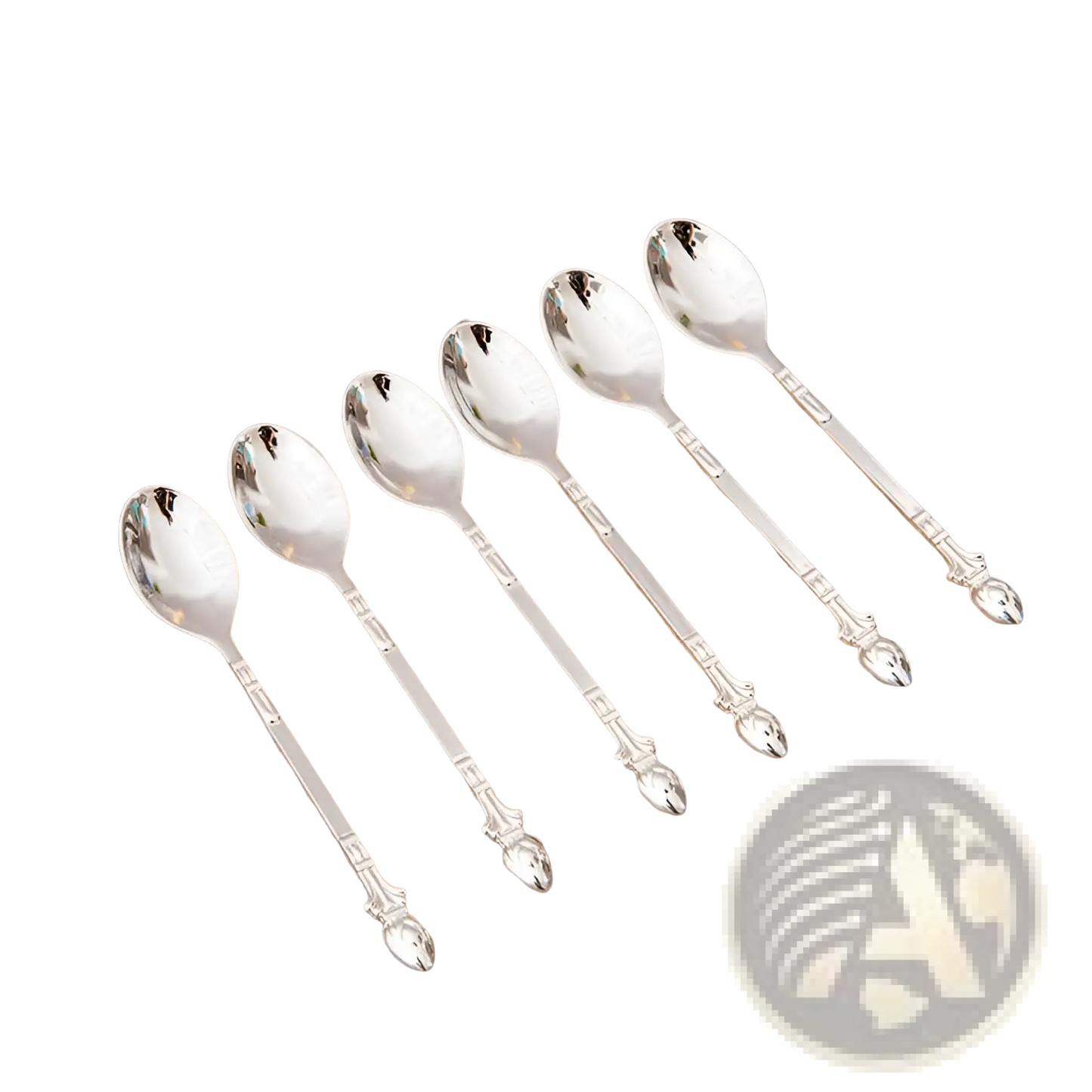 Swan Cutlery Set Gold Dessert Spoons and Forks
