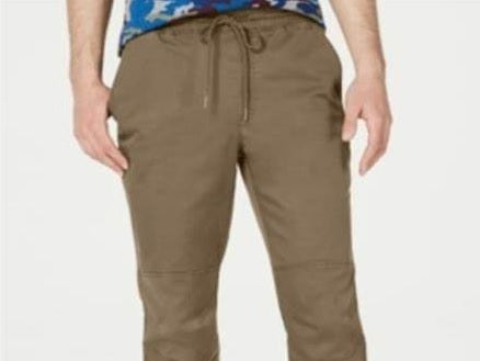 Calça de corrida articulada masculina American Rag, bege, tamanho grande