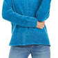 Suéter feminino Petite Chenille da Style &amp; Co, azul, tamanho pequeno