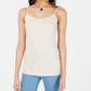 Camisola ajustável feminina Maison Jules, branca, tamanho grande