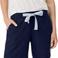 American Rag Budd Messenger Shorts Feminino Azul Escuro Tamanho X-S