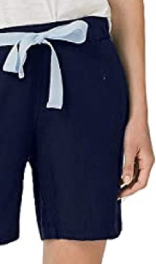 American Rag Budd Messenger Shorts Feminino Azul Escuro Tamanho X-S