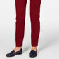 Calças femininas Charter Club Cambridge Pull On Ponte, tamanho médio, vermelho, tamanho 8