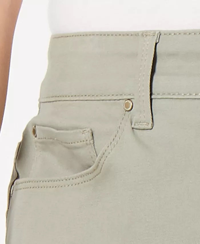 Calça feminina plus size Charter Club Twill Lexington verde tamanho 28W