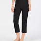 Calça Capri Feminina Charter Club Petite Pull-On Preta Tamanho P