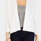 Cardigan aberto de malha texturizada feminino Charter Club, tamanho X-G, branco
