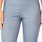 Calça skinny feminina Charter Club azul tamanho 4