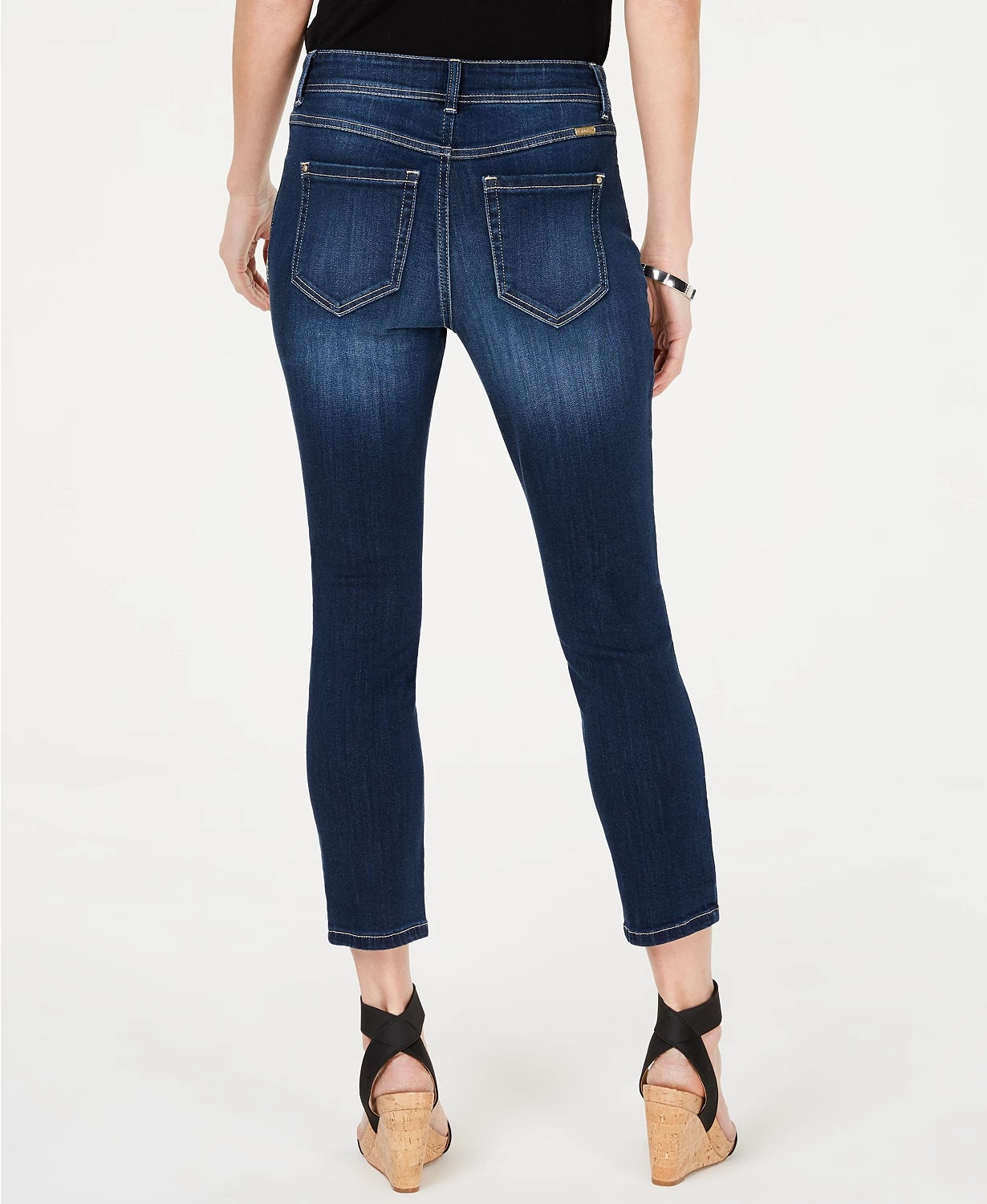 Calça jeans skinny curta feminina Petite Incessentials da INC International Concepts, tamanho natural 0