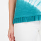 Blusa feminina com babados e tingimento tie-dye, azul, tamanho grande, da Style &amp; Co