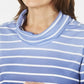 Karen Scott Sport Ombre Listrado Gola Alta Feminino Azul Marinho Tamanho Médio