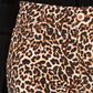 Calça jeans skinny feminina com estampa de leopardo da INC International Concepts, laranja, tamanho 0