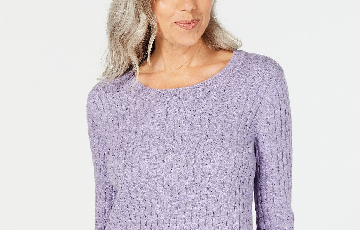 Suéter Karen Scott Feminino em Tricô Azul Tamanho P