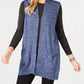 Karen Scott Colete Feminino Azul Tamanho P
