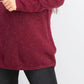 Karen Scott Suéter Túnica Texturizada Feminino Merlot Tamanho Médio