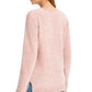 Karen Scott Suéter Feminino Gola V Chenille Médio Vermelho Tamanho Médio