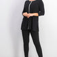 Túnica Alfani Feminina Petite Tubular Preta Tamanho Médio