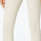 Calça feminina Karen Scott Petite Veludo Cotelê Pull-On Branca Tamanho Pequeno