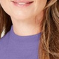Karen Scott Suéter Feminino com Zíper nas Costas e Gola Redonda Roxo Tamanho Grande