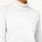 Karen Scott Suéter feminino de gola alta, branco, tamanho extra grande