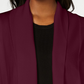 Karen Scott Cardigan Feminino Aberto na Frente Vermelho Escuro Tamanho P