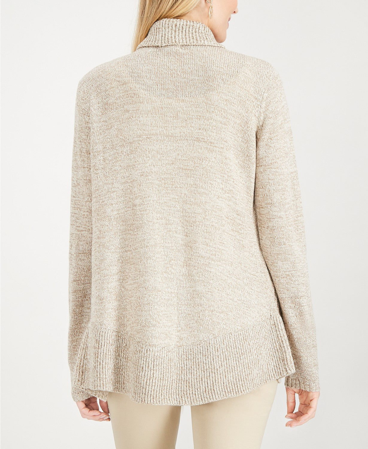 Karen Scott Cardigan Cocoon Feminino Marrom Tamanho Extra Grande